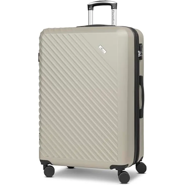 Check in Paradise 2.0 Koffer, XL Trolley 52 x 30 x 78 cm, erweiterbar, stoßfestes ABS Material, 110 Liter Volumen, Teleskopgriff