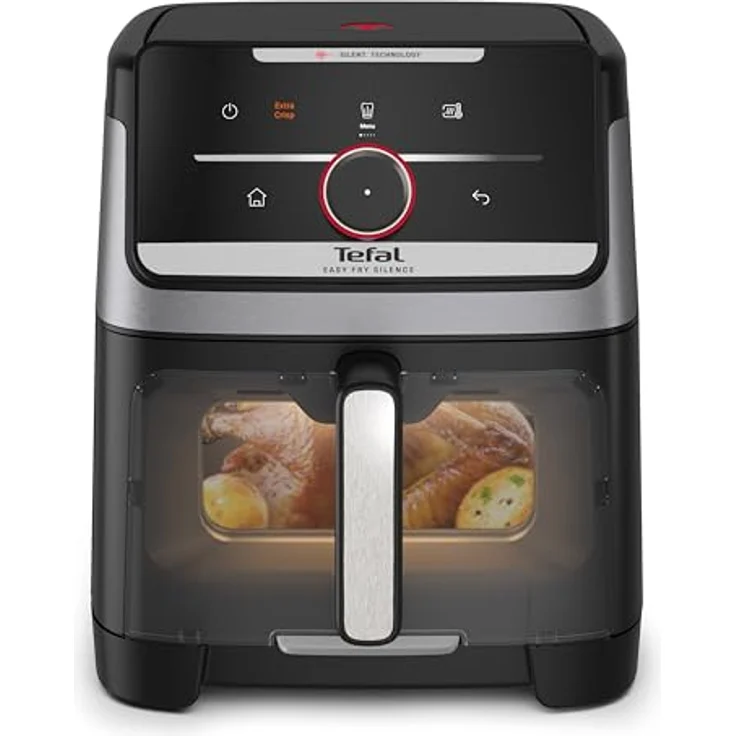 Tefal Heißluftfritteuse Easy Fry Smart & Silence XXL, 1800 W, 7L, 55 Programme, abnehmbares Frontelement, Sichtfenster, temperaturregulierbar 40°C - 220°C – Bild 2