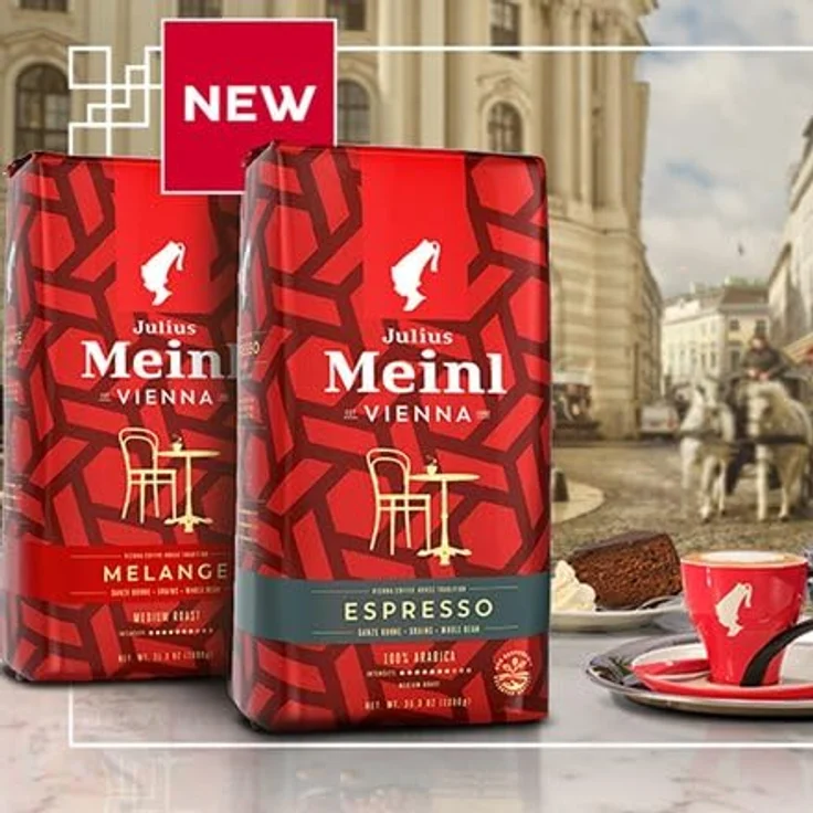 Julius Meinl Vienna Melange Kaffeebohnen, 100% Arabica, 1000 g, für Vollautomaten, ausgewogenes Aroma – Bild 2