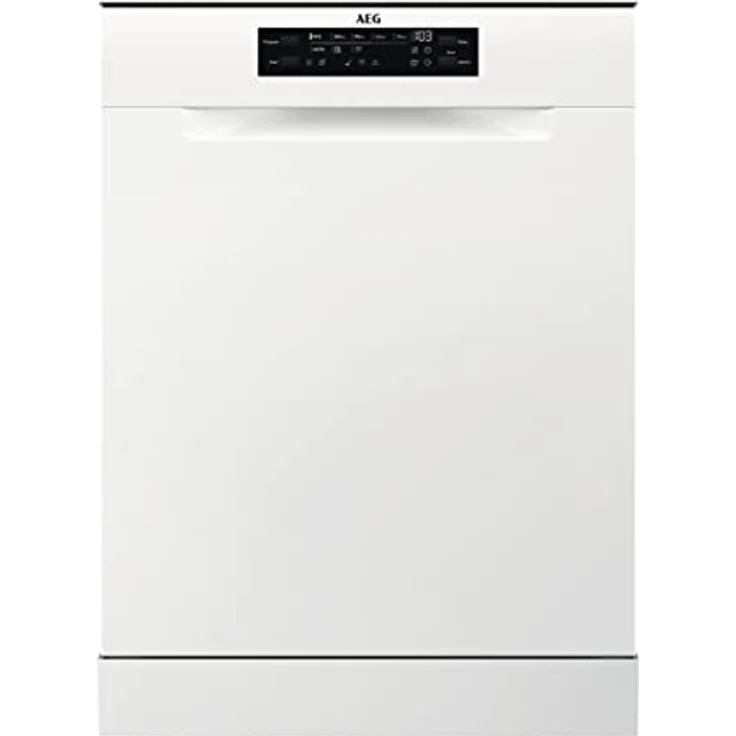 AEG FFB53617ZW Standgeschirrspüler / Serie 6000 mit SatelliteClean / 60cm / AirDry - perfekte Trocknungsergebnisse / D / Besteckkorb / Display / Startzeitvorwahl / Wasserstopp – Bild 1