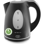 Emerio Wasserkocher 1,3 Liter für Reise/Camping/Büro mit 2200 Watt, BPA frei, Abschaltautomatik mit Trockenschutz, 360° Basis, inkl. Kalkfilter, Schwarz, WK-106468.14