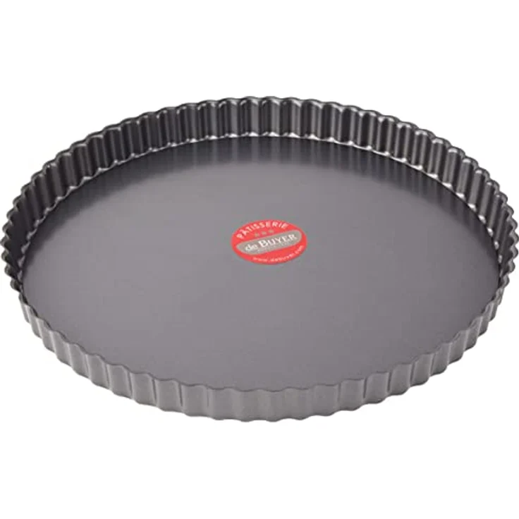 DE BUYER Tortenform, Edelstahl, schwarz, 27.9 x 20.1 x 10.9 cm – Bild 2