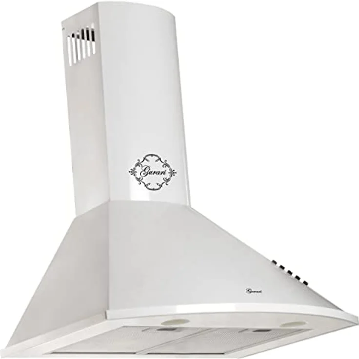 Gurari Wandhaube GCH C 046 WH 6, 60 cm, Saugstark 1000m³/h, 3 Stufen, Weiß – Bild 2
