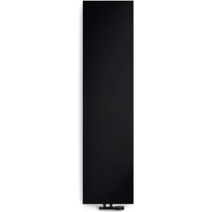 Belrad Vertikal Heizkörper Plan Typ 20, 1266 W Heizleistung, 1800 x 500 mm, Schwarz Matt, Wandmontage, Mittelanschluss 50 mm – Bild 1