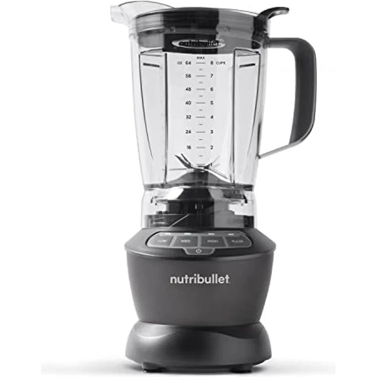 nutribullet Standmixer, Elektrischer Mixer, Multifunktionszerkleinerer,1.200 Watt Leistung, 1,8 L BPA-freier Krug, 2 Geschwindigkeiten,Pulsfunktion, geeignet für heiße Zutaten, NBF400DG – Bild 3