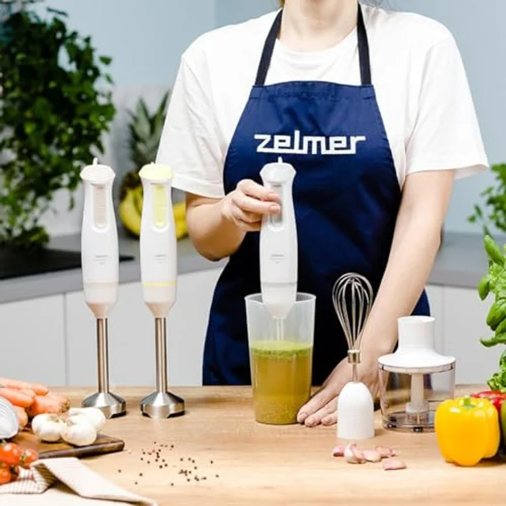 Zelmer ZHB4562L Pulsar Deluxe Max, Stabmixer, Gelb, Weiss – Bild 4