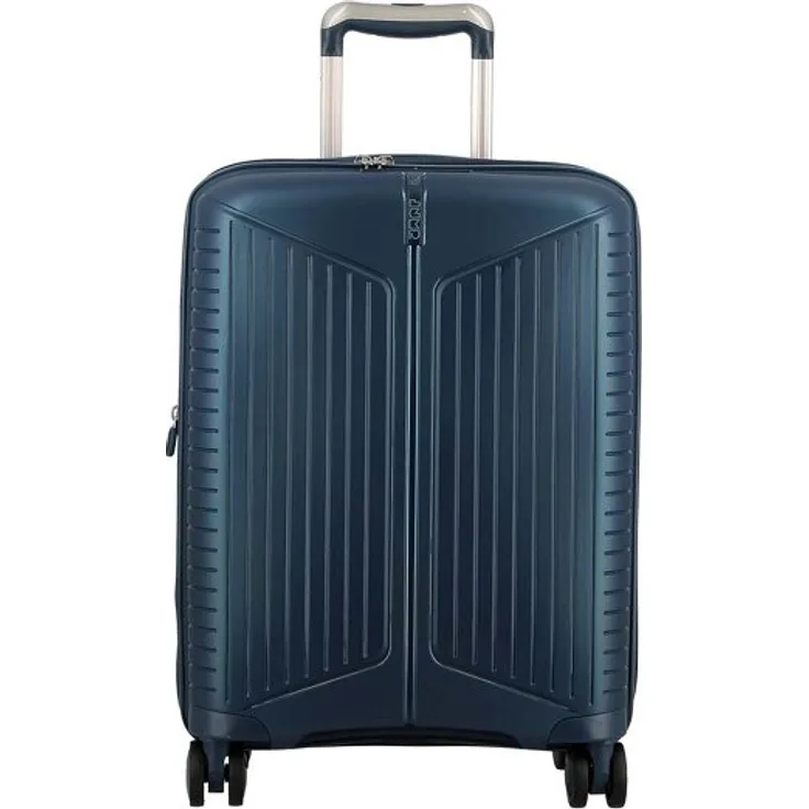 Jump Evae Ultra-Light, Kabinentrolley 55 cm, 4 Rollen, blau, 100% Polypropylen