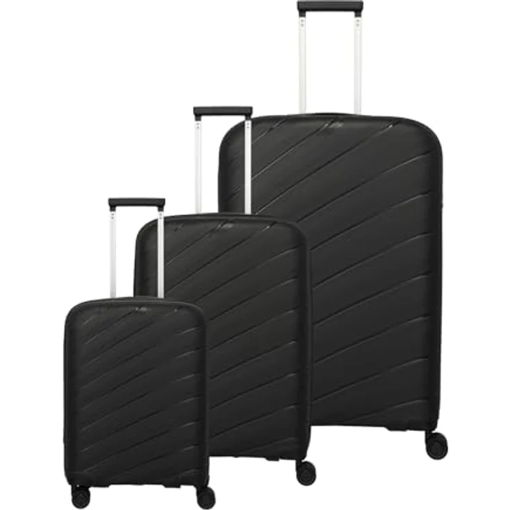 Travelite Burano 4 Rollen Kofferset 3-teilig mit Dehnfalte, TSA-Schloss und 207 l Stauraum – Bild 1