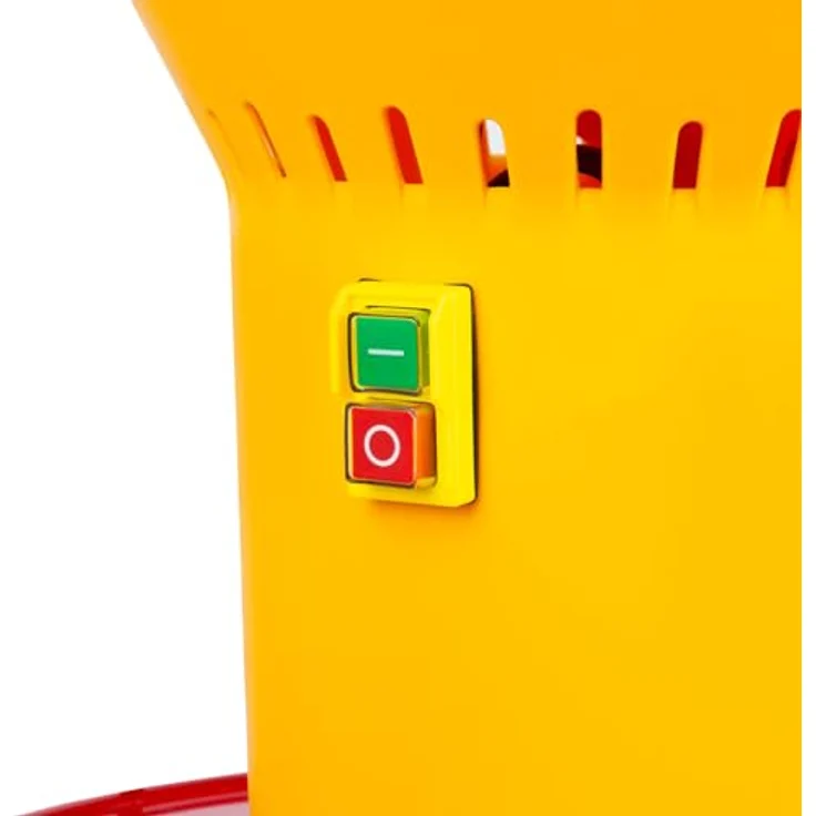 EBERTH Elektrische Getreidemühle, 1100 Watt, 300 kg/h Durchsatz, Edelstahlklinge, 52 Liter Eimer, 4 Siebe – Bild 2