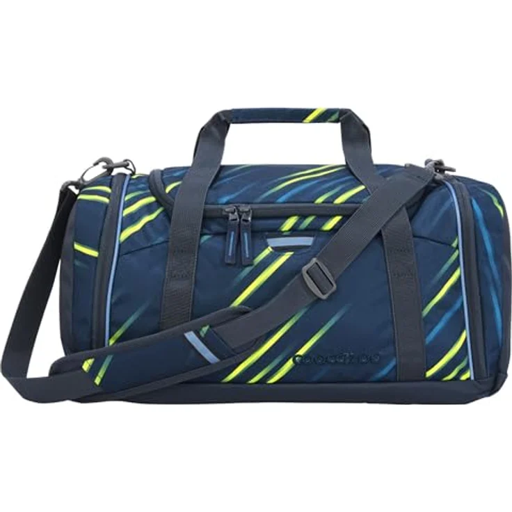 coocazoo Sporttasche Fast Lime, Trainingstasche mit 20L Volumen, verstellbarem Schultergurt und Nasswäschefach – Bild 1