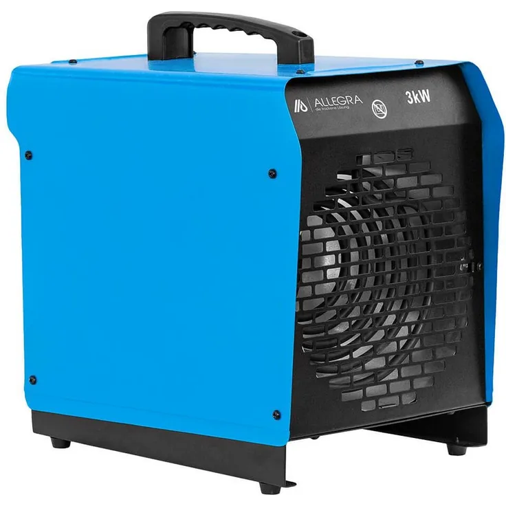 ALLEGRA Heizlüfter AB-H30 - 3,0 kW - 230 V, 3000 W - Effiziente Raumheizung und Sicherheitsthermostat