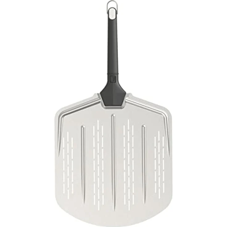 POWERHAUS24 Pizza-Schieber aus Aluminium, 36 cm breit, abnehmbarer Griff (klick), Profiqualität – Bild 2