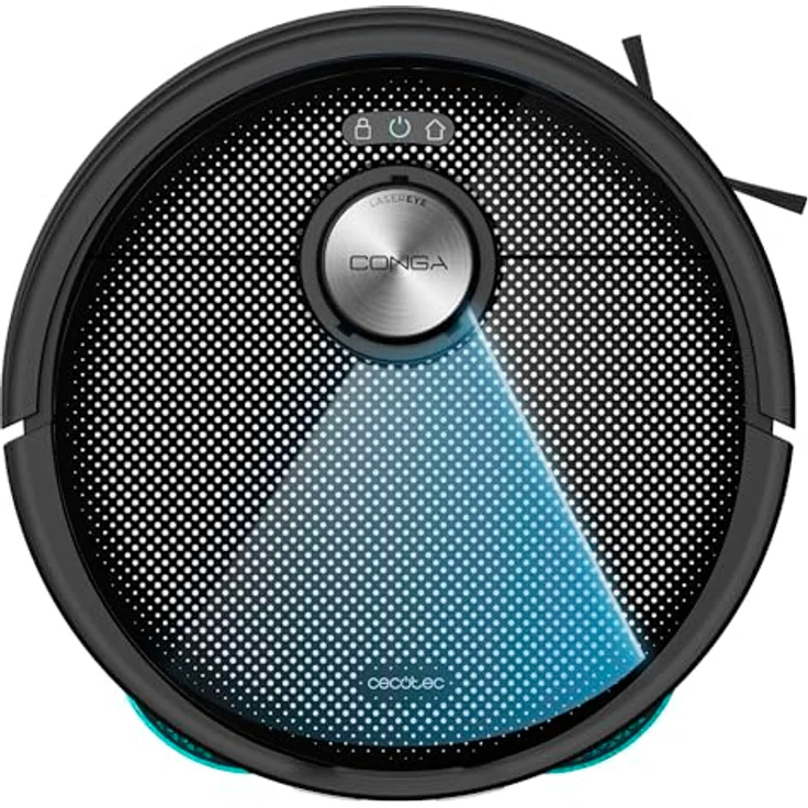 Cecotec Conga 15090 SpinArm Home&Wash, Saugroboter mit Wischfunktion, 8000 Pa, App, Lasernavigation, automatische Entleerungsbasis, Staub- und Wassertanks – Bild 3