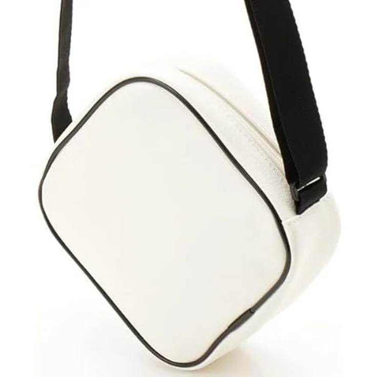 adidas Originals AC D BAG, Sporttasche aus Synthetikleder mit Rautensteppung, schwarz – Bild 3