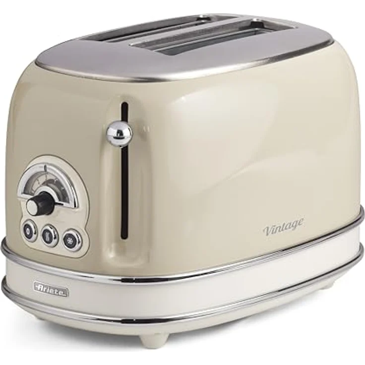 Ariete 155-03-beige 155 Toaster 2 Scheiben Vintage Beige, Metall – Bild 2