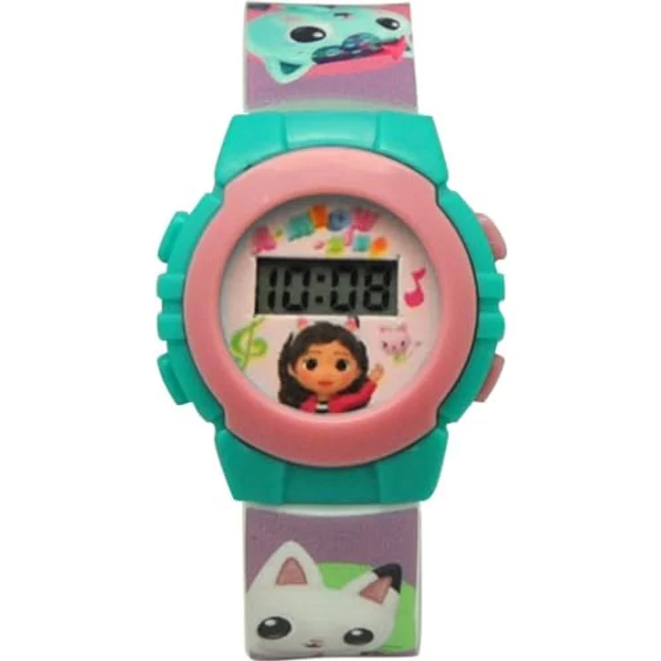 Kids Licensing Reloj Digital La Casa de Muñecas de Gabby, funktionale Armbanduhr für Kinder – Bild 4