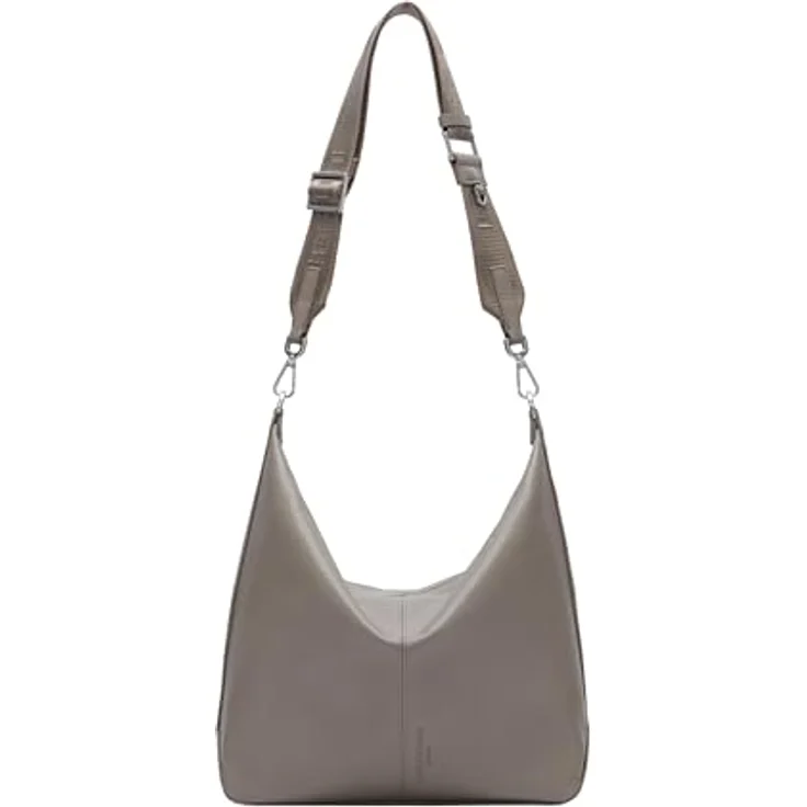 Liebeskind Paris Umhängetasche M, 100% Leder, 40 cm x 13 cm x 32 cm, beige – Bild 1