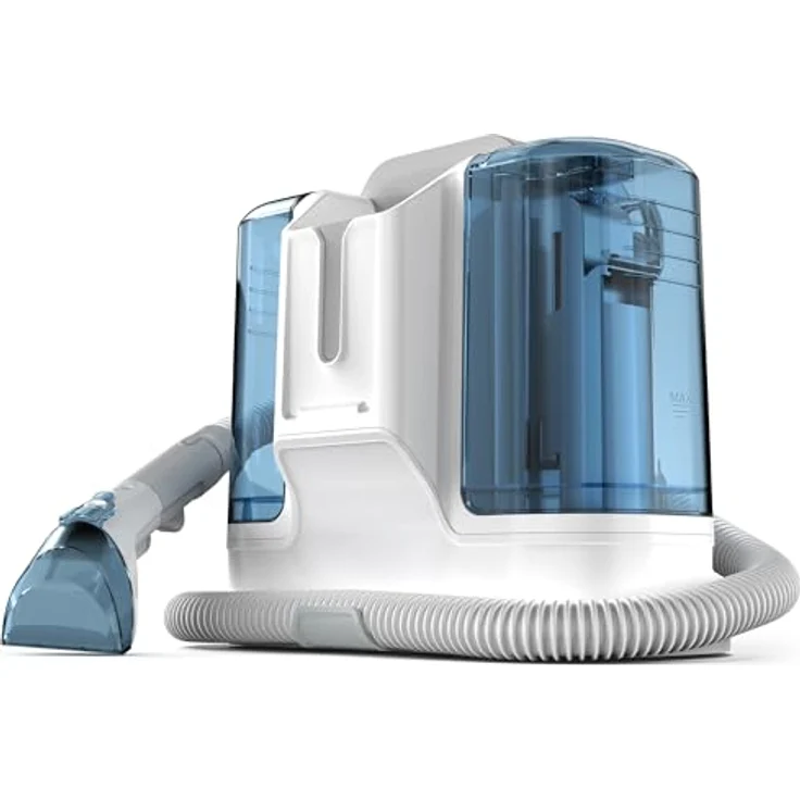 Rivenara Waschsauger Polsterreiniger, 450W Nasssauger für Teppiche und Sofas, 1800ml Wassertank, 1,2m Schlauch, leichtes Design: Tests, Infos & Preisvergleich
