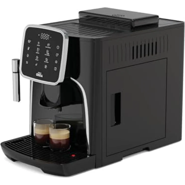 Arzum Okka OK0030-0500 Espresso Pro Vollautomatische Espressomaschine Kaffeemaschine Bronze mit Touchscreen und 19 Bar Pumpendruck – Bild 3