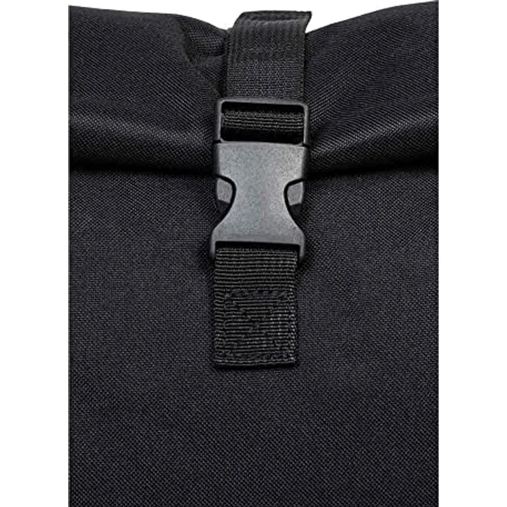 Lonsdale Bolney Freizeitrucksack, Rolltop Rucksack mit erweiterbarem Fassungsvermögen und gepolsterten Tragegurten, Schwarz – Bild 4