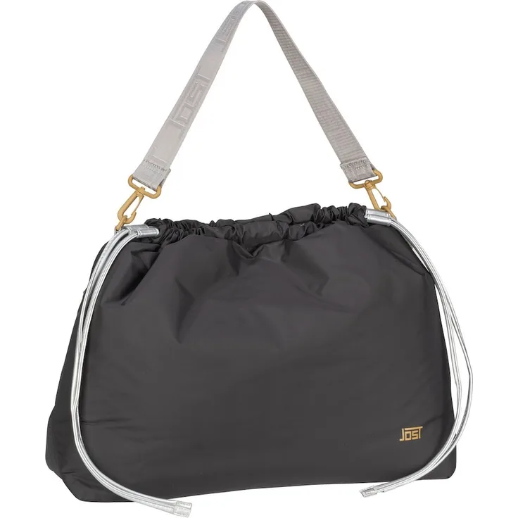 Jost Kemi Shopper, praktische Einkaufstasche aus gepolstertem Nylon mit RFID-Schutz, schwarz