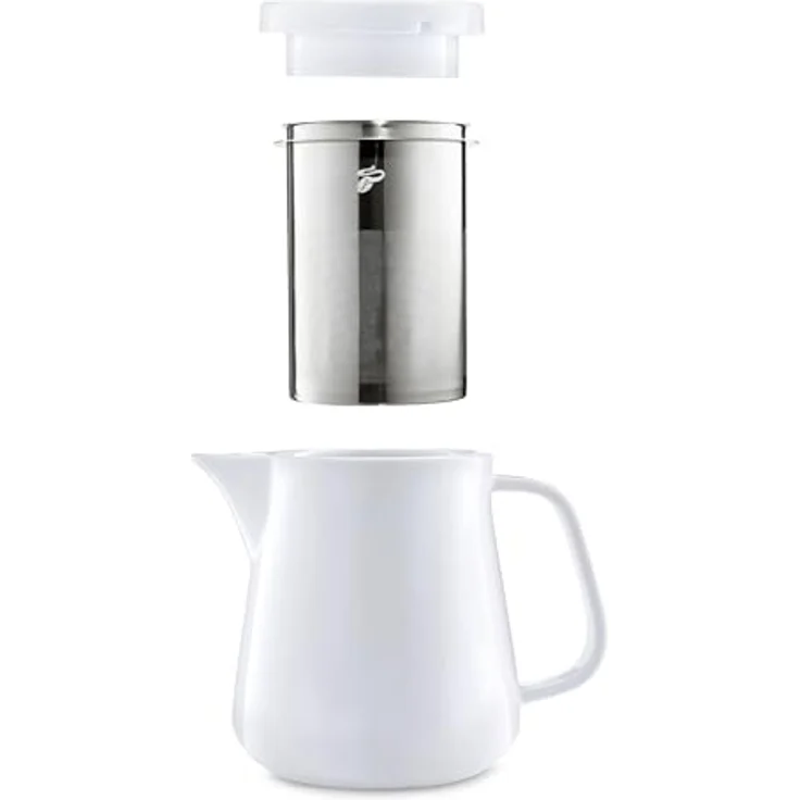 Tchibo 369102 Kaffeebereiter Weiß-Silber – Bild 3