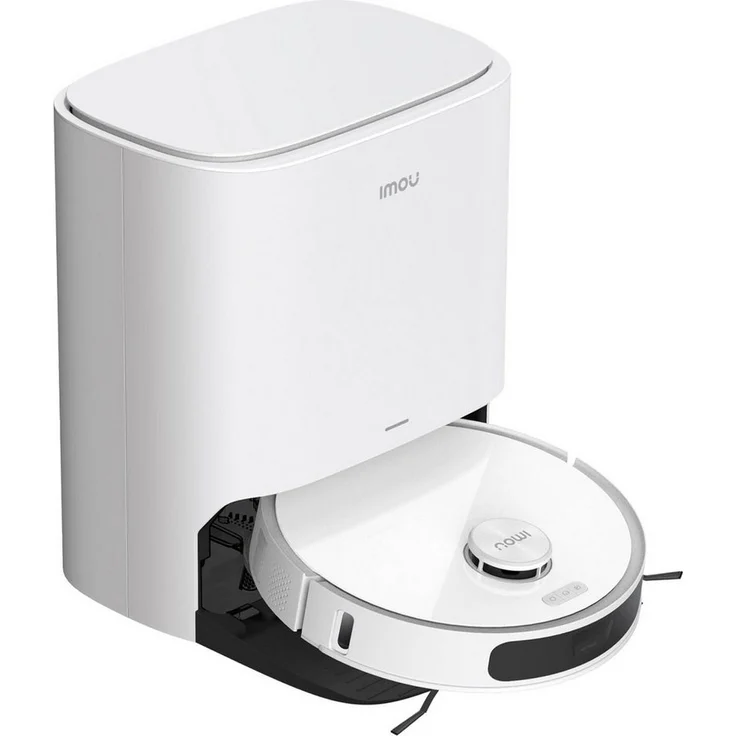 "Imou Nass-Trocken-Saugroboter RV3 2-in-1 Roboter Staubsauger mit Wischfunktion und Reinigungsstation, inkl. ausziehbarem Mopp, IMOU-SENSE KI-Algorithmus, extrastarke 8500 Pa Saugkraft, leistungsstarker 6400 mAh Akku, LIDAR-Mapping, automatische Teppicherkennung"