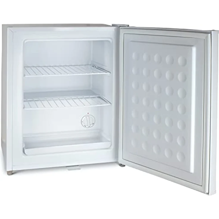Stillstern Mini Gefrierschrank (42L) -18°C, Eiswürfelschale, Schloss, Türanschlag wechselbar - 4-Sterne Tiefkühlschrank in elegantem Design für Camping/Büro (Weiß) - Preisvergleich – Bild 5