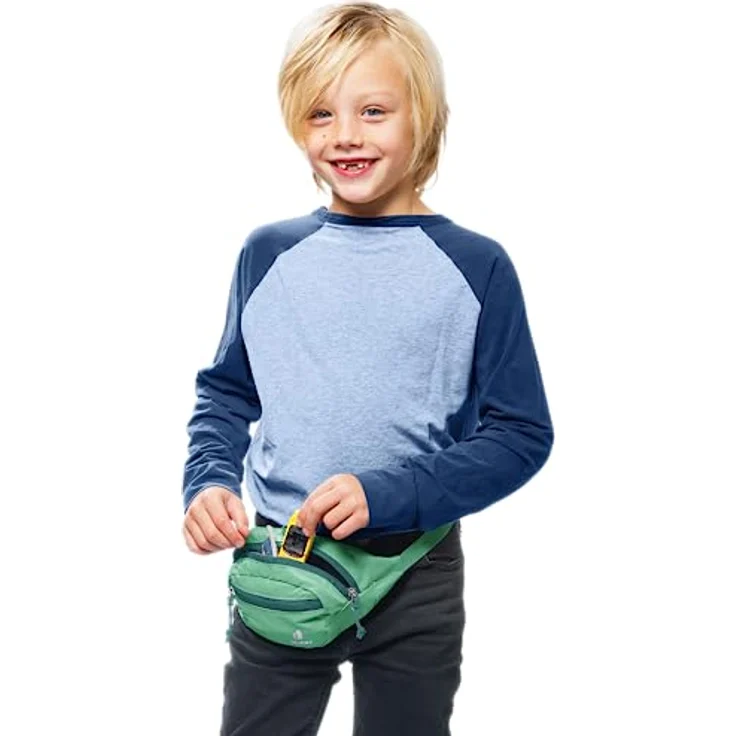 Deuter Junior Gürteltasche, 18 cm, grün, 100% Polyester, kompakte Bauweise – Bild 5