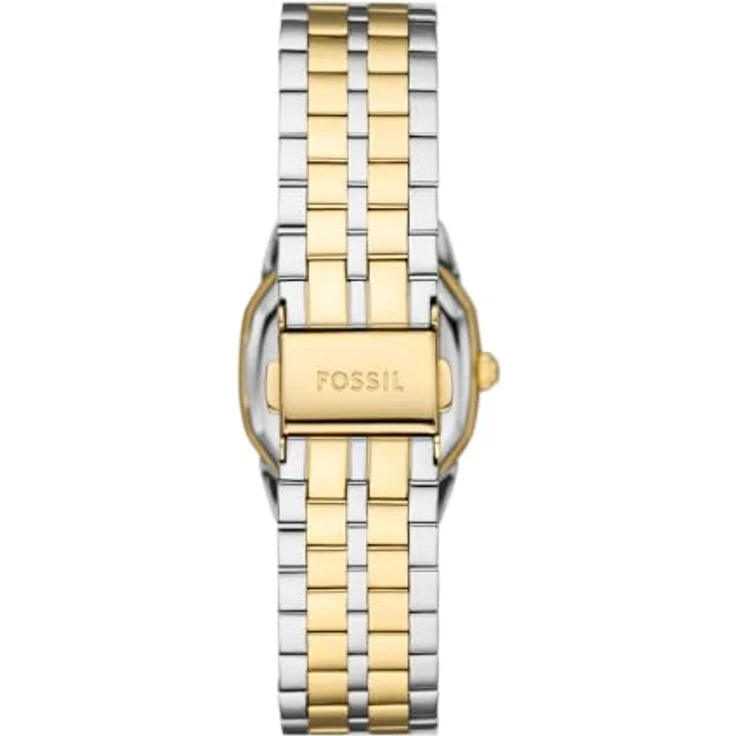 Fossil Damen Analog Quarz Uhr mit Edelstahl Armband ES5362, 27mm Gehäuse, cremefarbenes Zifferblatt, wasserdicht bis 30m – Bild 4