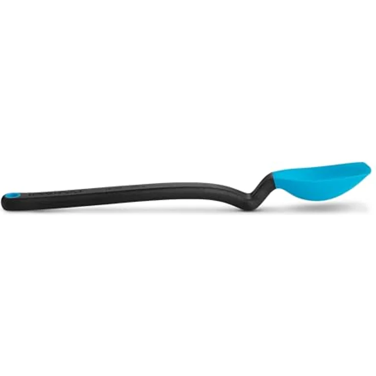 Dreamfarm Mini SUPOON Silikon Kochlöffel, flexibler Teigschaber in Blau, hitzebeständig bis 250°C, spülmaschinenfest, BPA-frei – Bild 1