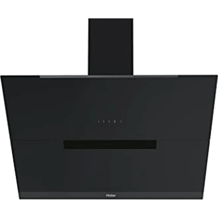 Haier HADG9DCS56B Dunstabzugshaube/Kopffreihaube / 90 cm/hON-App/LED Touch/Timer/Um- und Abluftbetrieb/Stahl und Glas in schwarz – Bild 4