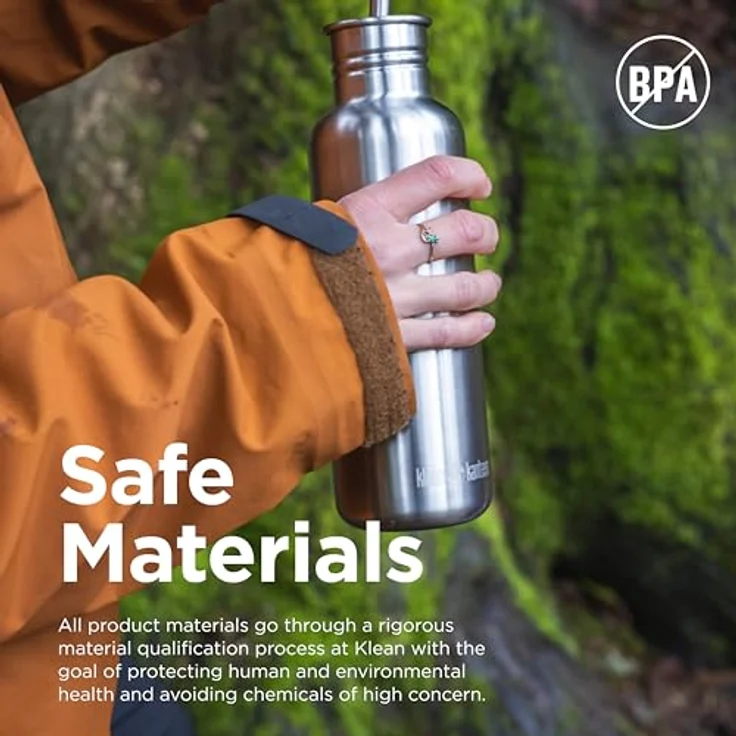 Klean Kanteen Classic Edelstahl Trinkflasche 532ml mit Flip Sport Cap, auslaufsicher und spülmaschinengeeignet – Bild 6