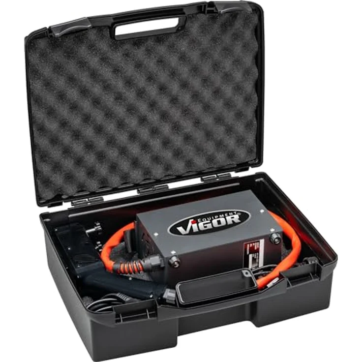 VIGOR Induktionsheizgerät V4891-1.5, 1,5 kW mit umfangreichem Zubehör und komfortablem Pistolengriff – Bild 2