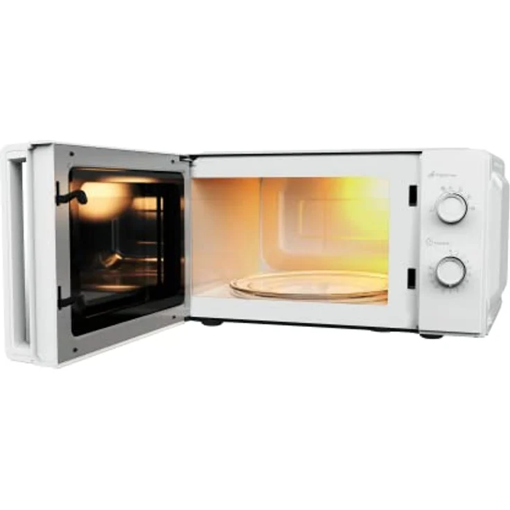 Beko MOC20100WFB Mikrowelle, Standgerät, 700W, mechanische Steuerung, Garraum 20 Liter, Timer, weiß – Bild 3