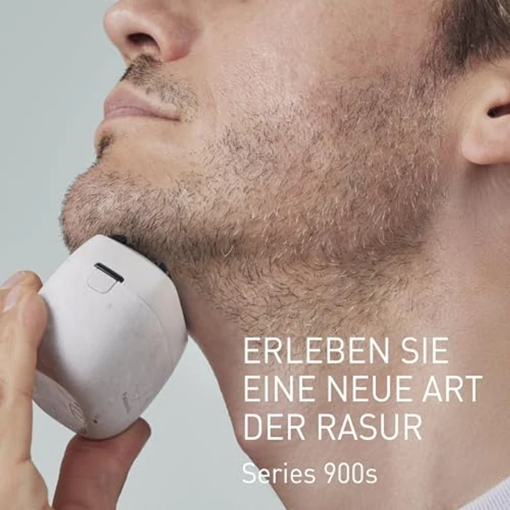 Panasonic ES-PV6B-W803 Series 900s Premium Kompakt-Rasierer für Männer, reaktionsschneller Bartsensor, USB-C, Premium Case, NAGORI® Marmorweiß – Bild 2