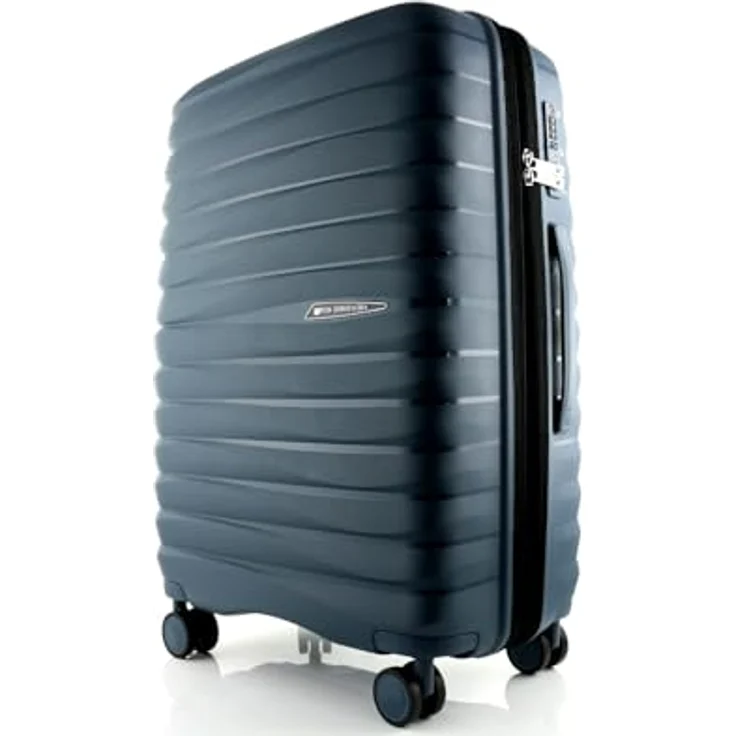 Picard Hartschalen-Trolley Vienna, 4 Rollen, Polypropylen mit Wäschefach und TSA-Schloss, schwarz – Bild 3