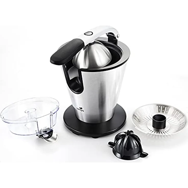 SENYA Elektrische Zitruspresse, Hebelarm, Edelstahl, 0,7 l, 160 W, Edelstahl, Schwarz – Bild 5