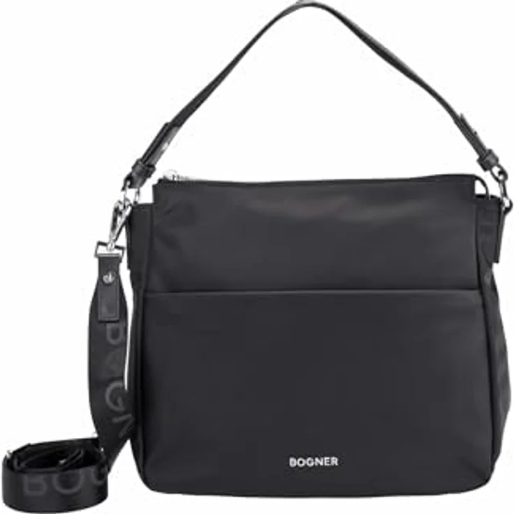 Bogner Klosters Schultertasche, 35 cm, schwarz, 100% Nylon, 35 x 13 x 27.5 cm – Bild 1