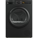 Telefunken T-WP8-202-DI Trockner, 8 kg Wärmepumpentrockner mit 15 Programmen, A+++, 176 kWh/Jahr, Knitterschutz & Startzeitvorwahl, Dark Inox