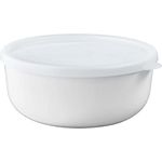 Mepal – Aufbewahrungsbox Kuchen Lumina – Frischhaltedosen mit Deckel für Kühlschrank, Gefrierschrank, Dampfgarer & Mikrowelle – Mikrowellenschüsseln mit Deckel – 1500 ml – White