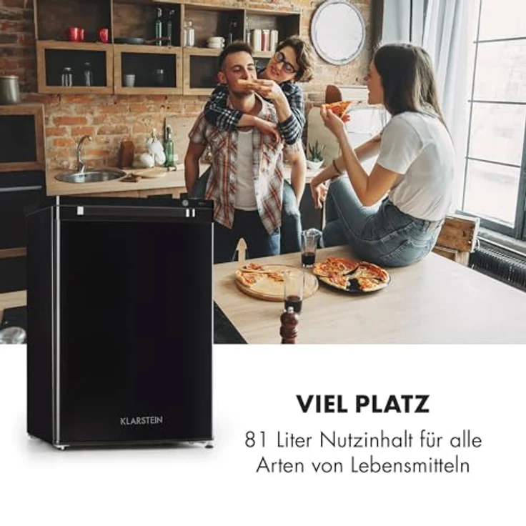 Klarstein Mini Gefrierschrank, Klein & Leise, Freistehender Gefrierschrank, 80L, Eiswürfelform & Eisschaber, Effiziente Gefrierschränke, Kompakter Freezer – Bild 5