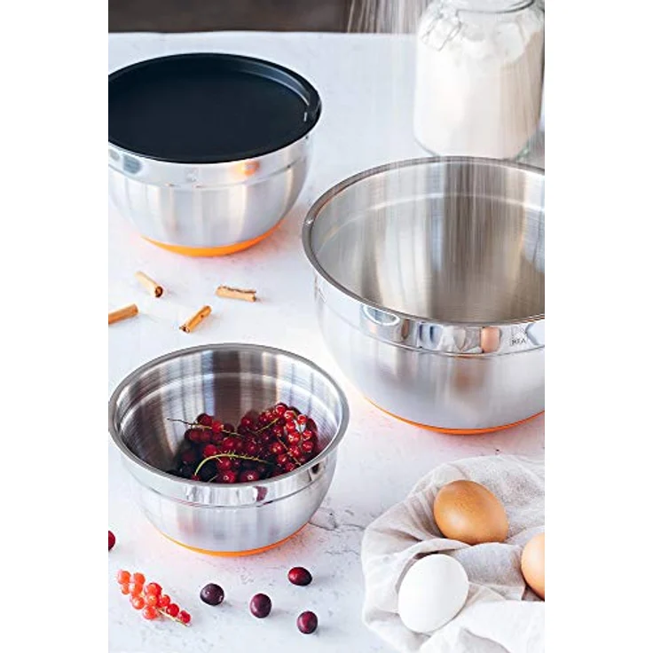BRA Efficient Schüssel aus Edelstahl, 16 cm, 1,6 Liter, Stainless Steel – Bild 5