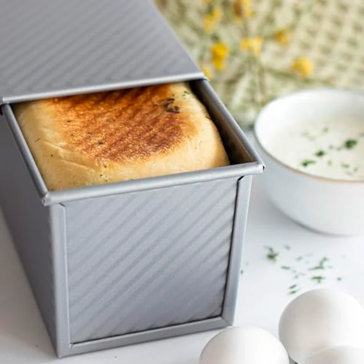 Städter Toast-Backform, Backform für gleichmäßiges Toastbrot mit guter Wärmeverteilung, Grau – Bild 2