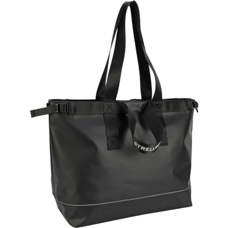 Strellson Shopper Stockwell 2.0 Purge LHZ, wasserdichter Shopper aus robuster Plane, schwarz, 50 x 17 x 32 cm – Bild 2
