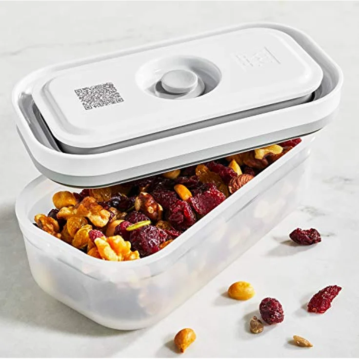 Zwilling Vakuum Starterset, 7-tlg, Kunststoff, Box S/M, Vakuumiergerät, Weiss – Bild 2