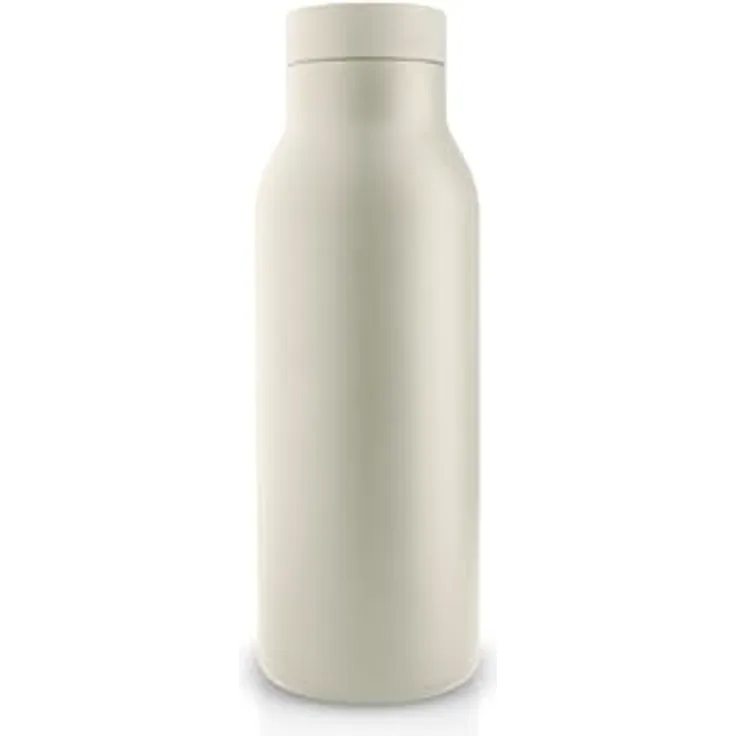 Eva Solo Urban Isolierflasche 0,5 l Coconut, aus 90 % Post-Consumer-Recycling-Edelstahl, doppelwandig, 100 % dicht, spülmaschinengeeignet