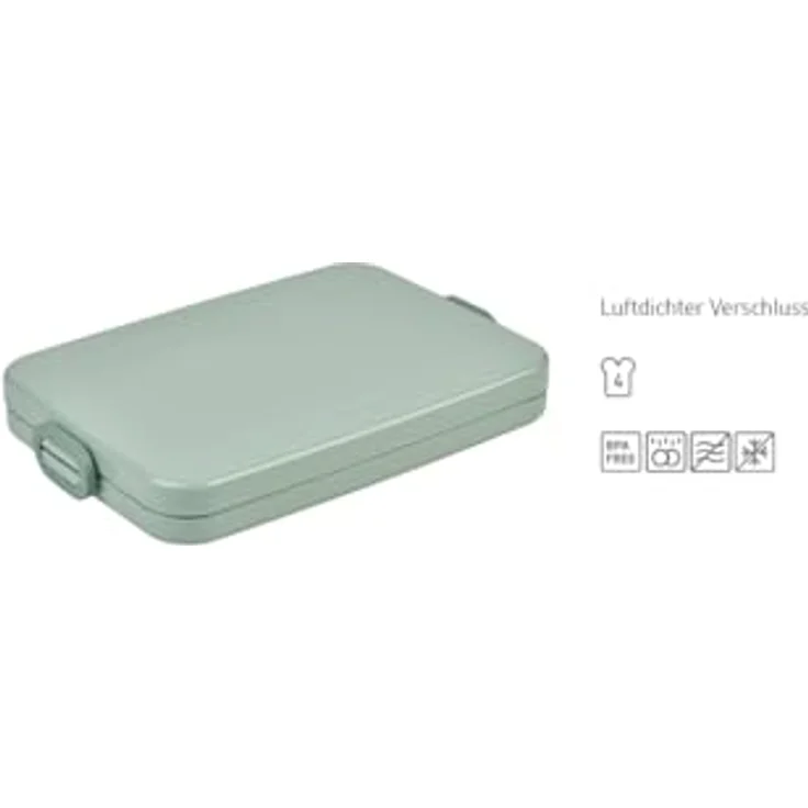 Mepal Nordic pink Lunchbox take a Break Flat, Plastik, 25.5 x 17 x 3.3 cm – Bild 3