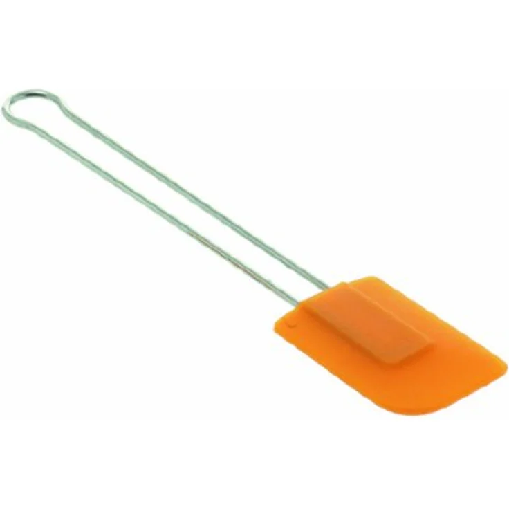 Matfer Schneider 200927 Pfannenwender aus Silikon, groß, 31,5 cm, Griffmaterial: Metall, blau