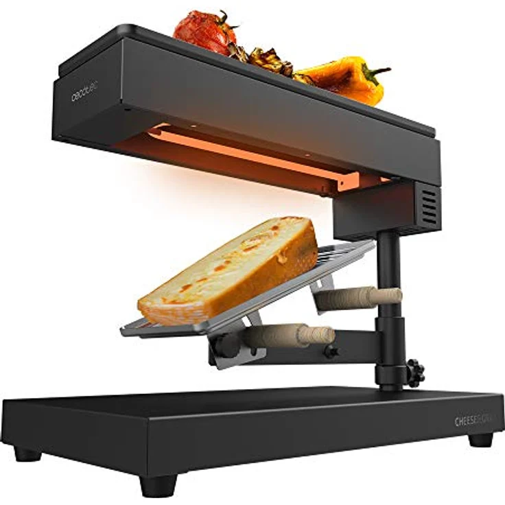 Cecotec Elektrogrill Cheese&Grill 6000 600W Schwarz – Bild 2
